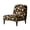 Skull and Sunflower Pattern, variant on HELLHERO Skull and Sunflower Pattern Accent Chair Cover Protector, Dustproof Stain Resistant Armless Accent Chair Washable Cover for Hotel Dining Room