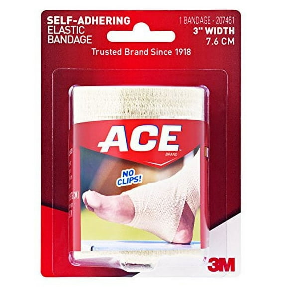 Ace Elastic Athletic Bandage, 3 inch, 1 ct (Pack of 48)