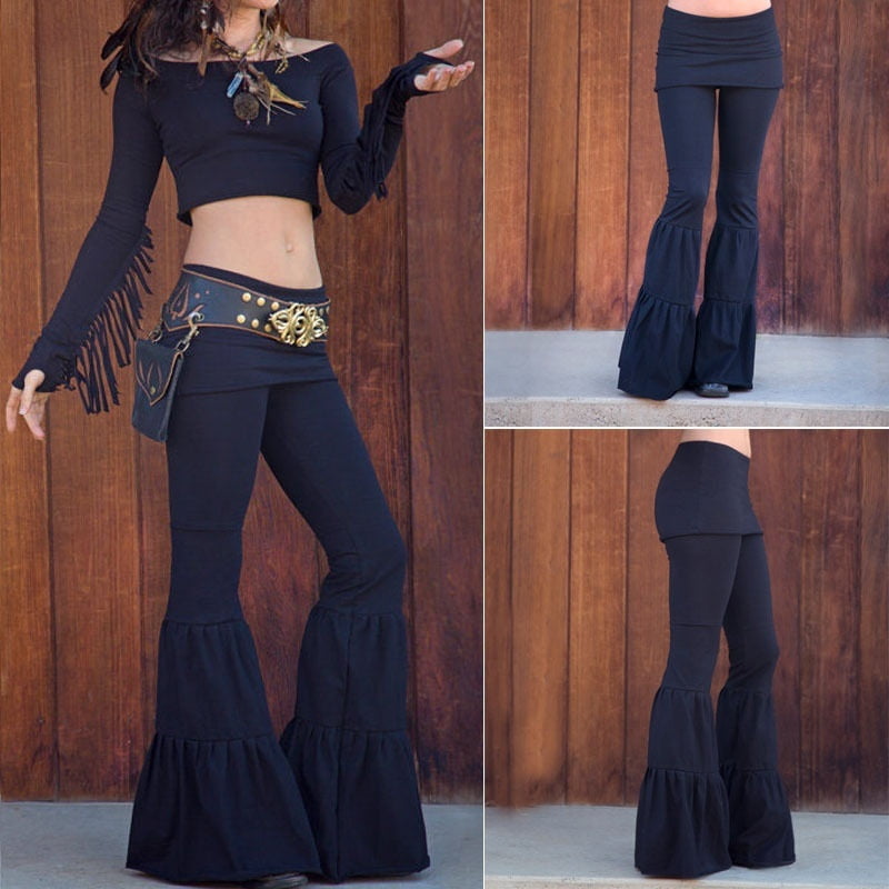 flare pants stretchy