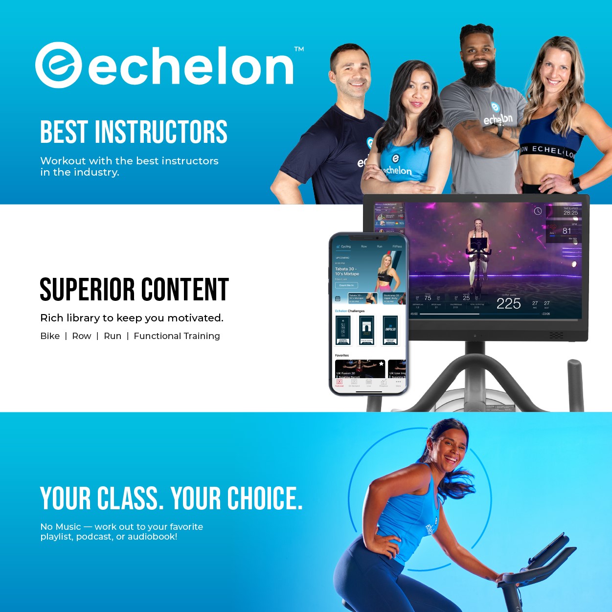 Echelon Choice Monthly Subscription
