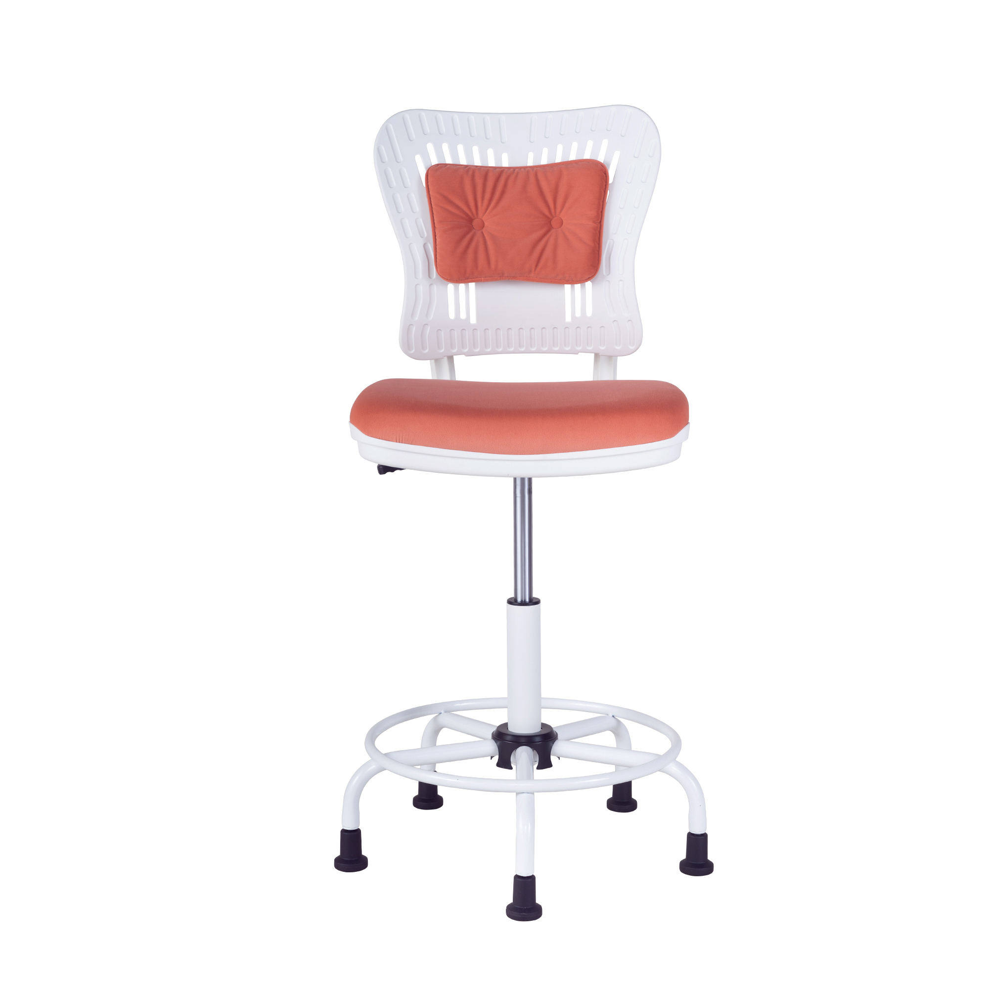 IGO Bar Stools, Modern Style Adjustable Swivel chairs with Back Support