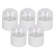 thumbnail image 3 of Contenedor de esponja de belleza cubierta superior transparente soporte de esponja de maquillaje blanco portátil con soporte hueco y aireado para joyería ANGGREK Otros, 3 of 8