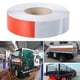 thumbnail image 4 of FELTECHELECTR 1 rollo de cinta de seguridad reflectante de 36 m x 5 cm, blanca y roja, con diseño poligonal de panal, para remolque, cinta de advertencia para coche., 4 of 6
