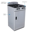 thumbnail image 2 of Estufa Parrilla de Gas de Gabinete 4 quemadores 20 pulgadas Gris GARELL Garell PG4Q-G, 2 of 8