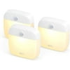 eufy by Anker, Lumi Stick-On Night Light, 2nd Generation Warm White LED, Motion Sensor, 3 Pack