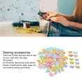 thumbnail image 4 of 100Pcs Wooden  Buttons, Decorative Mixed Colours Craft Buttons For DIY Crafting Sewing Decoration, 4 of 8