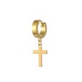 thumbnail image 2 of Sonducket Pendientes de acero inoxidable para hombre en forma de Cruc, estilo Hip Hop Rock, accesorio de moda, Clip en pendientes, suministros de joyería Ropa, zapatos y accesorios Miscelánea Dorado Sonducket AP012828-04, 2 of 6