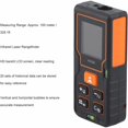 thumbnail image 2 of Laser Distance Meter - Handheld LCD Display Laser Rangefinder Infrared Rangefinder with Double Bubble HD100, 2 of 5