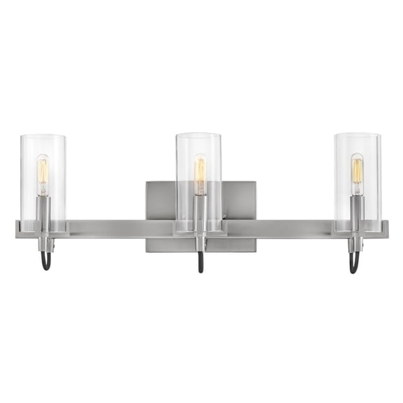 Ryden 3 - Light Brushed Nickel / Silver Modern / Transitional - LED Steel Wall Sconce