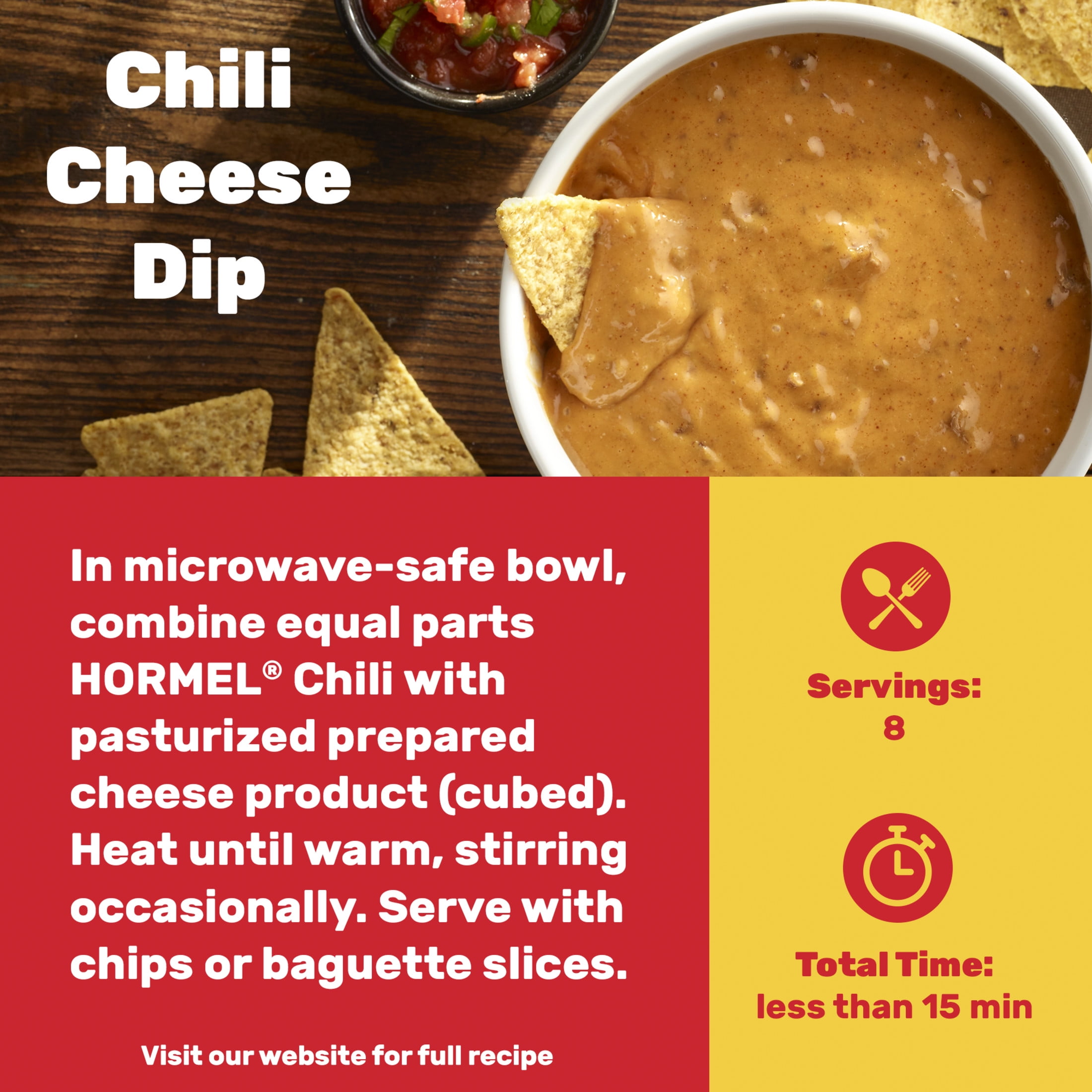 (12 pack) HORMEL Chili Turkey No Bean Canned Chili, Shelf Stable, 15 oz Steel Can
