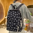 thumbnail image 3 of Bow Backpack Cute Preppy Daypack for Teen Girls College Travel Bookbag Stylish Large Capacity Rucksack, 3 of 3