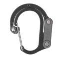 thumbnail image 4 of Carabiner Snap, Carabiner D Type Wear Resistant  Reliability  For Camping For Hammocks For Tents For Hiking For Ropes For Outdoor Black, 4 of 8