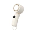thumbnail image 4 of Ventilador portátil de mano, ventiladores de cuello, ventiladores plegables, recargables, eléctricos, personales Blanco, 4 of 9