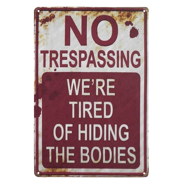 Cartel Metálico Retro De «Prohibido El Paso» Placa Bandera Bar Club Café Garaje Decoración De Pared Arte
