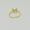 Gold, variant on Adjustable Titanium Steel Butterfly Ring: Bi-Wing Design, Vacuum Plated Finish, Unisex Style, High-Quality Fashion Jewelry for Women and Men