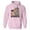 Pink, variant on Not a Hugger Hoodie Sweatshirt Unisex Large White