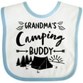 thumbnail image 3 of Inktastic Grandmas Camping Buddy Boys or Girls Baby Bib, 3 of 4