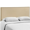 thumbnail image 4 of Hawthorne Collections Fabric Upholstered Queen Panel Headboard in Beige, 4 of 5