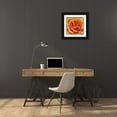 thumbnail image 3 of Henry, Lola 12x12 Black Ornate Wood Framed with Double Matting Museum Art Print Titled - Painterly Flower I, 3 of 4