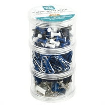 Pen + Gear Clips and Pins Set, 295 Count, Assorted Color, Size (19mm, 33mm) Model 595466225