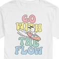 thumbnail image 3 of Peanuts - Summer Edition - Snoopy - Go with the Flow - Men's Short Sleeve Graphic T-Shirt, 3 of 5