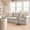 Gray, variant on Vorthio 3-Seater Farmhouse Sofa, Deep Seat Couch with High Back Support, Removable Washable Cover, Grey