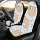 thumbnail image 2 of ABPHQTO Juego de 2 fundas para asientos de coche Cute Sloth Doodle Universal Auto Asientos delanteros Protector para coche, SUV sedán, camión, 2 of 3