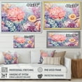 thumbnail image 4 of Designart "The Heavenly Color Palette Of The Coral Reef I" Coastal Coral Under Water Floater Framed Wall Decor, 4 of 5