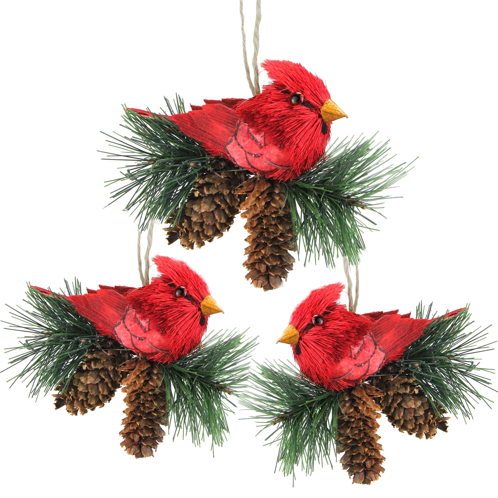 Christmas House Seasonal 5" Pine Cone Decoration With Clip Choice Of 3 Styles