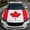 Canada, variant on BUDAO00 Mexican Flag Car Hood Cover, 60 x 46 Inch Elastic Polyester Engine Hood Wrap with Red Green White Flag Design for Cars, Sedans, SUVs, Tailgates, Parades and Sports Events