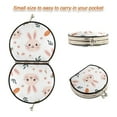 thumbnail image 3 of Portable Makeup Mirror Travel Mirror Compact Folding Mirrors Small for Women Beauty Accessories Rabbit Face and Carrots, 3 of 7