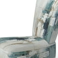 thumbnail image 4 of Designart « Sérénité en Subtilité I » Fauteuil d'Appoint Rembourré à Collages Abstraits Sarcelle - Fauteuil Moderne pour Salon, 4 of 7
