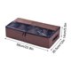 thumbnail image 2 of Caja plegable para zapatos, organizador de compartimentos de gran capacidad, tejido no tejido transpirable, laterales transparentes, cremallera bidireccional, paño impermeable para ropa, zapatos, 2 of 6