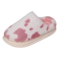 thumbnail image 1 of Dsscvnef Chaussons en Fourrure pour Femmes Chaussures d'Intérieur Chaudes d'Hiver Confortables Douces pour Intérieur Extérieur Bout Rond Imprimés, 1 of 8