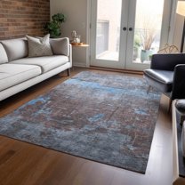 Addison Rugs Chantille Indoor/Outdoor Transitional Modern Sky Machine Washable Rectangle Rug, 10' x 14'