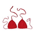 thumbnail image 4 of Bikini Tops for Women X Back Self Tie Supportive Bathing Suit Top Athletic Swimwear Top No Bottom, 4 of 4
