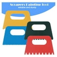 thumbnail image 5 of 16 PCS Textured Art Tools, Plastic Paint Scrapers Kit, Texture Tools for Plaster Art Paint Scrapers,for Texture Art on, 5 of 5
