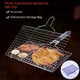 thumbnail image 5 of Cesta para parrilla, cesta para asar barbacoa, cestas para asar plegables grandes de acero inoxidable con asa, camping portátil al aire libre, 5 of 5