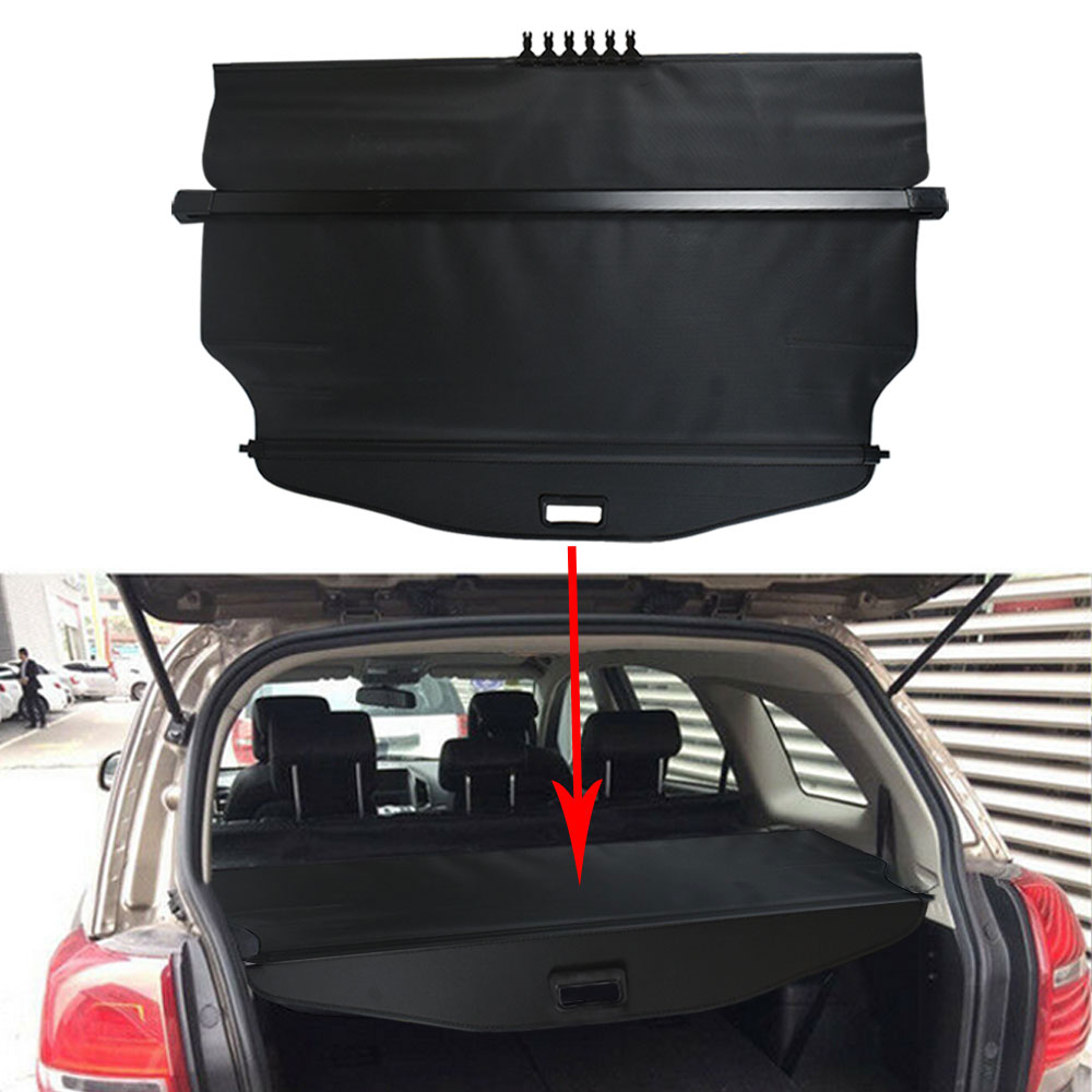Black Cargo Cover Hyundai Santa Fe 20132014 Retractable Security Shade