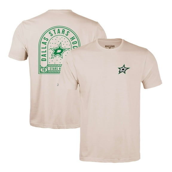 Men's Levelwear Khaki Dallas Stars Richmond Stained Glass T-Shirt