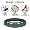 thumbnail image 6 of Haiem Watermelon Print Steering Wheel Cover 15 Inches for Women Men, Neoprene Anti-Slip Cute Car Steering Wheel Grip Wrap Car Accessories Protective Case Cover for Vehicle Truck SUV, 6 of 8