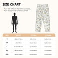 thumbnail image 4 of Picia Watercolor Wildflower 2 Womens Soft Woven Cotton Elastic Waistband Sleep Pajama Pant Lounge Sleep Pant With Pockets And Drawstring-X-Large, 4 of 9
