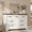 White(Black Top), variant on Homall Wooden 6 Drawer Dresser for Bedroom, Modern Chest of Drawers, Storage Cabinet Organizer with Metal Handles for Bedroom, Living Room and Closet, White and Black Top