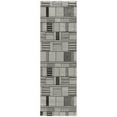 thumbnail image 2 of Nourison Nordic 2' x 6' Black Grey Modern Indoor Rug, 2 of 7