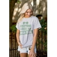 thumbnail image 4 of Cute Saint Patrick's Day Irish Girl Women's Graphic T Shirt Tees Brisco Brands L, 4 of 6