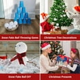 thumbnail image 4 of Juguete de nieve artificial suave Snow Fake Balls Homiar, paquete de 100 unidades, 4 of 7