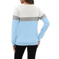 thumbnail image 5 of VDJ Womens Sweatshirts Half Zip Up Crewneck Long Sleeve Pullover Tops Color Block Fall Winter Fashion Workout Sweat Shirts 2026, 5 of 5