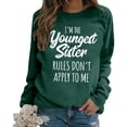 thumbnail image 5 of XINXIAOO Women Sweatshirts Sweat Shirts Women Long Sleeve Womens Pullovers Green Sweatshirt Fall Clothing Women Clothing, 5 of 5