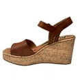 thumbnail image 6 of BOC Corrie Women's Platform Wedge Sandal Size 9 Brown/Tan Faux Leather Upper, 6 of 9