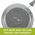 thumbnail image 4 of Rachael Ray 10 inch Get Cooking Aluminum Nonstick Deep Frying Pan/Fry Pan/Skillet, Gray, 4 of 6